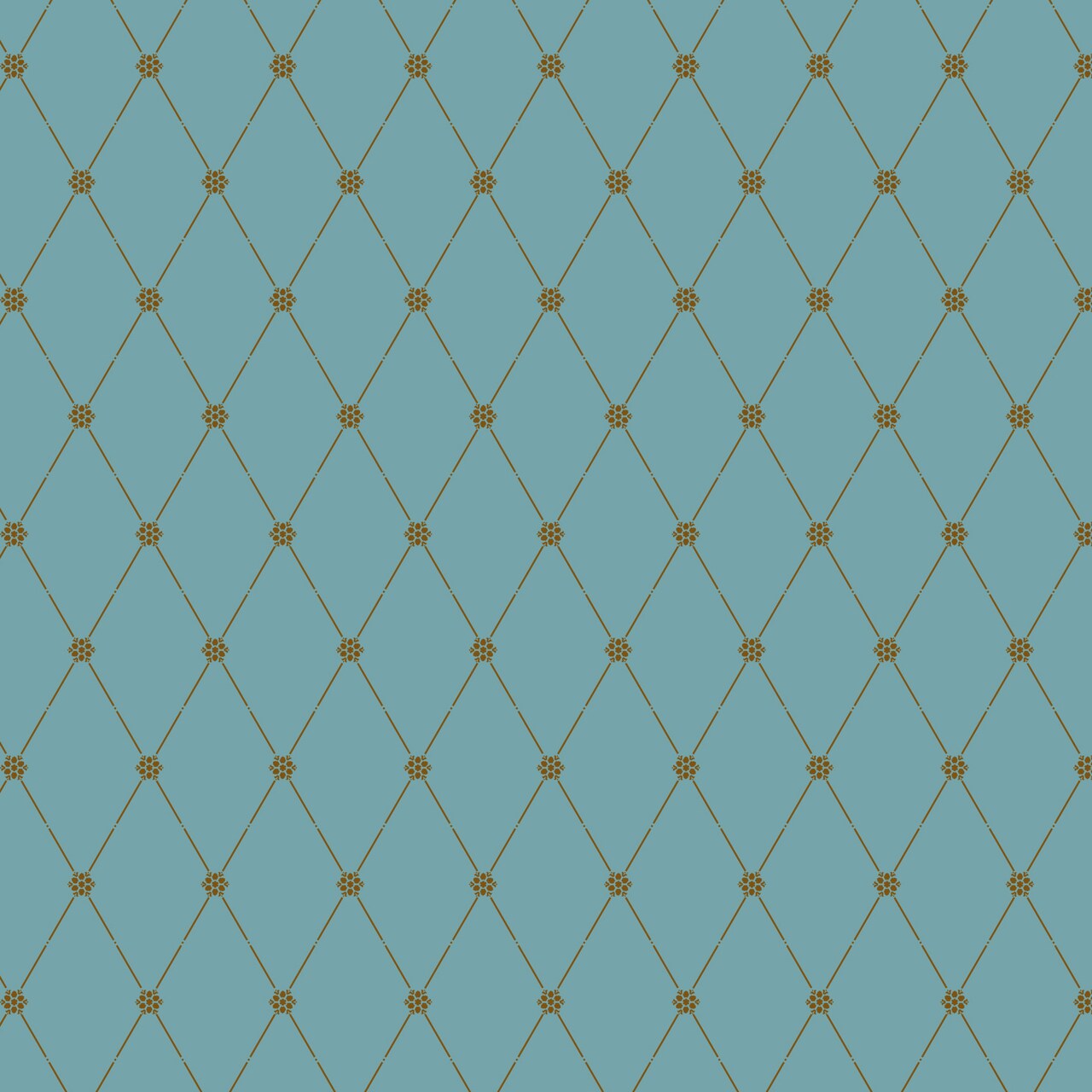 Small Winterthur Empire Diamond Wallpaper Wall Stencil | W033S by Designer Stencils | Pattern Stencils | Reusable Stencils for Painting | Safe & Reusable Template for Wall Decor | Try This Stencil Instead of a Wallpaper | Easy to Use & Clean